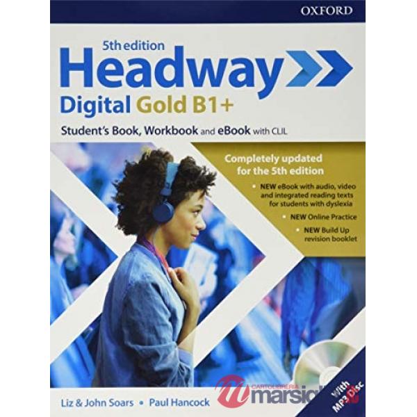 HEADWAY 5E DIG GOLD B1 + : SB/WB W/O KEY + SRC