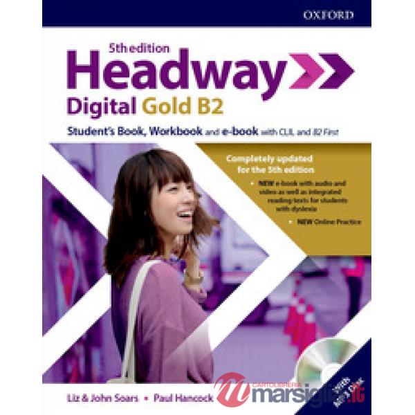 HEADWAY 5E DIG GOLD B2: SB/WB W/KEY + SRC