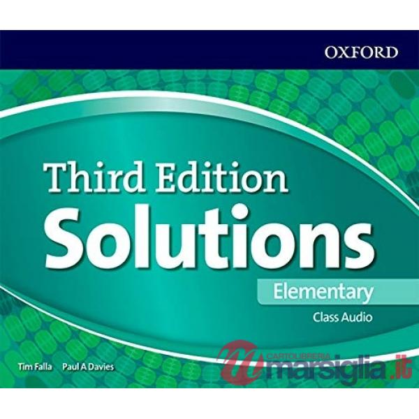 SOLUTIONS 3A ELEM: CL CD (X3)