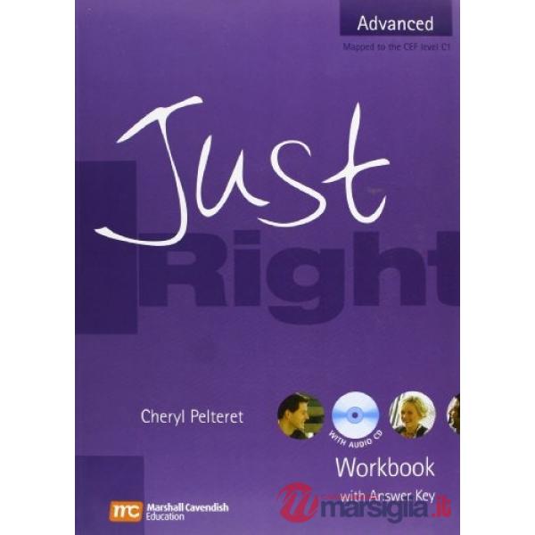 JUST RIGHT ADVANCED WORKB + K + CD