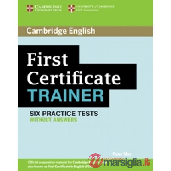 CAMBRIDGE FIRST TRAINER WO/A