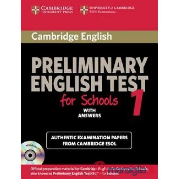 ESOL CAMBRIDGE PET FOR SCHOOL 1 STD PACK + CD
