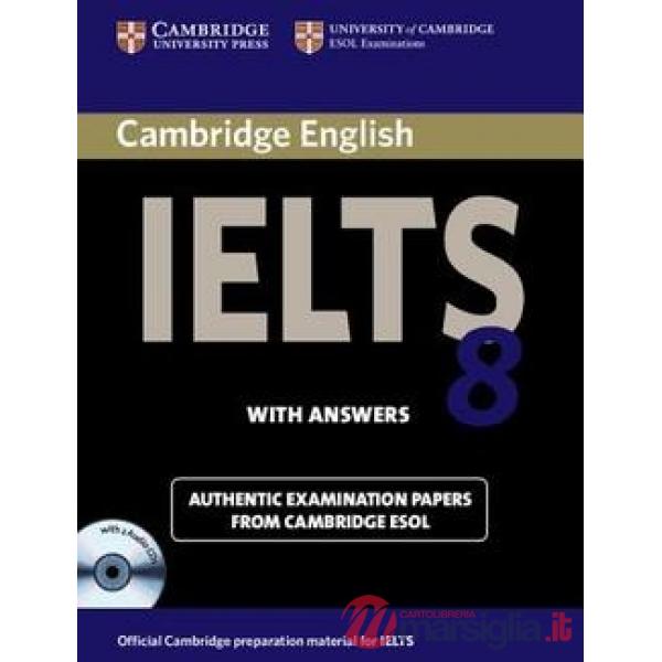CAMBRIDGE IELTS 8 SB W/A + CD