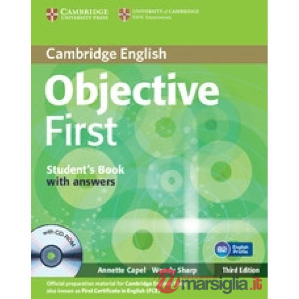 OBJECTIVE FIRST 3ED SB W/A + CDROM