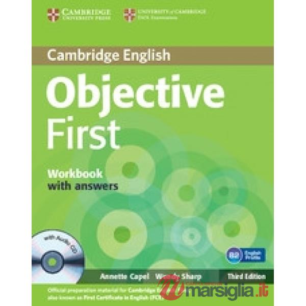 OBJECTIVE FIRST 3ED WB W/A + CDAUDIO