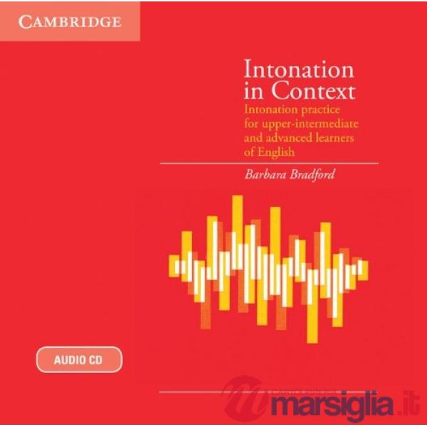 INTONATION IN CONTEXT CD AUDIO