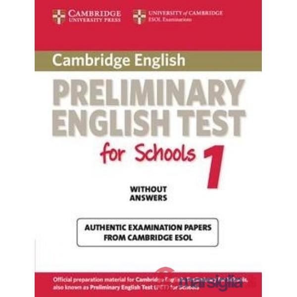 ESOL CAMBRIDGE PET FOR SCHOOL 1 STD WO/A