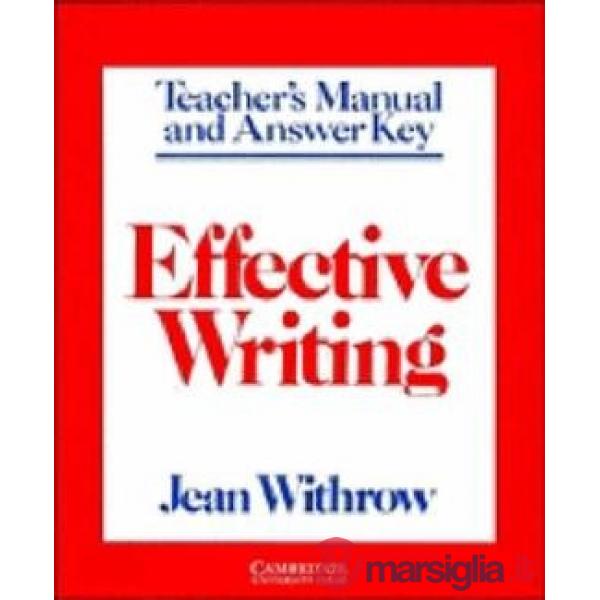 EFFECTIVE WRITING TCH