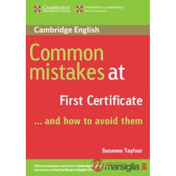 COMMON MISTAKES FIRST CERT