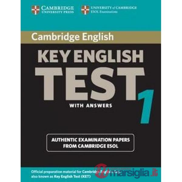 UCLES CAMBRIDGE KEY TEST 1 2ED STD W/A