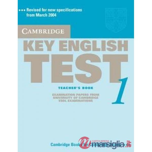 UCLES CAMBRIDGE KEY TEST 1 2ED TCH