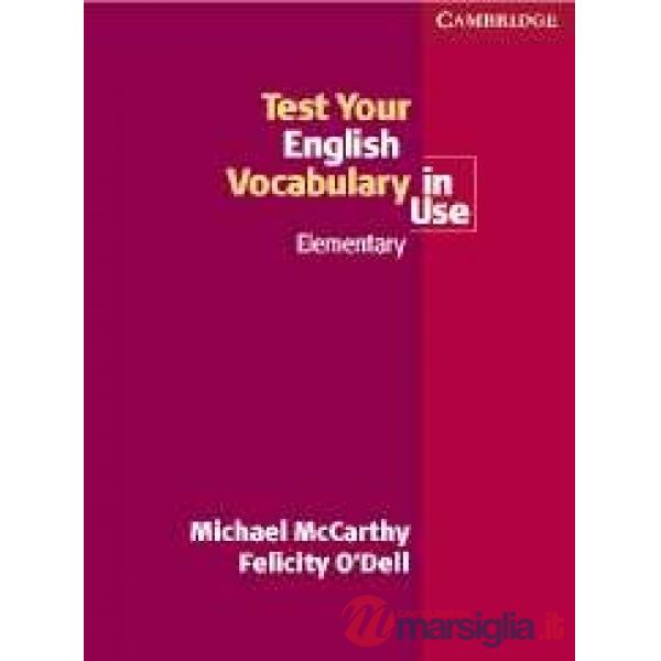MCCARTHY TEST ENGL. VOCAB. USE ELEM