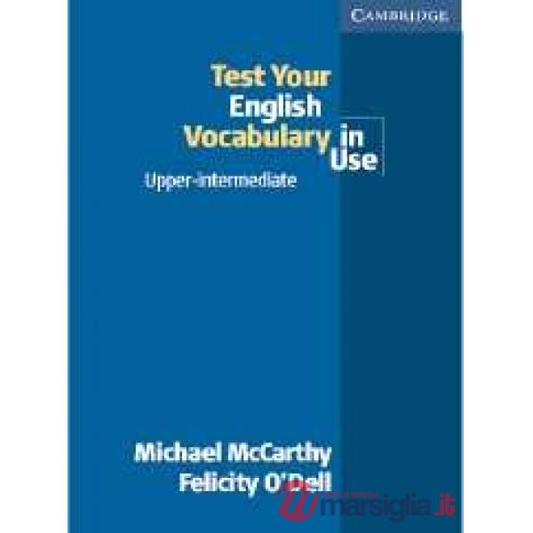 ENG. VOC. IN USE TEST UP W/A