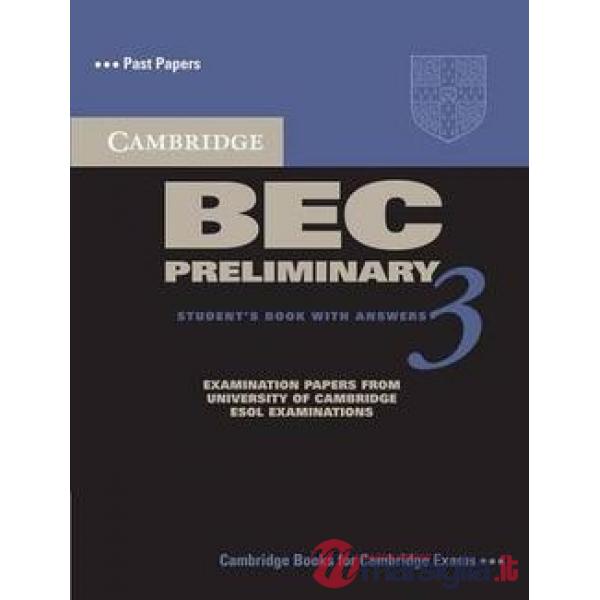 ESOL CAMBRIDGE BEC 3 PRELIMINARY BK