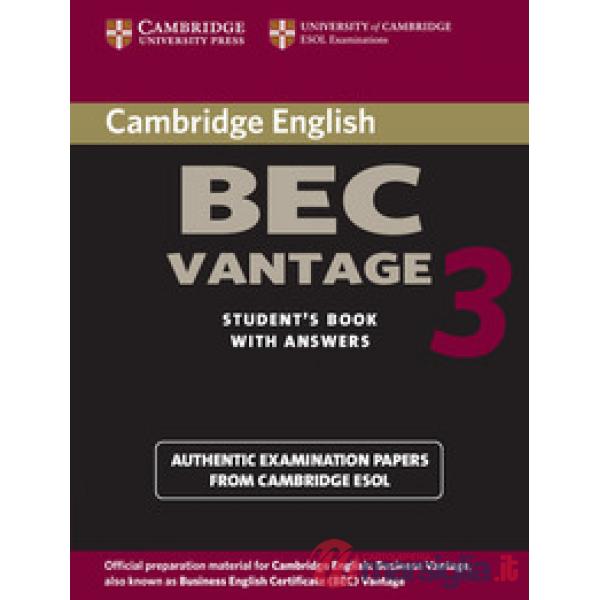 ESOL CAMBRIDGE BEC 3 VANTAGE BK