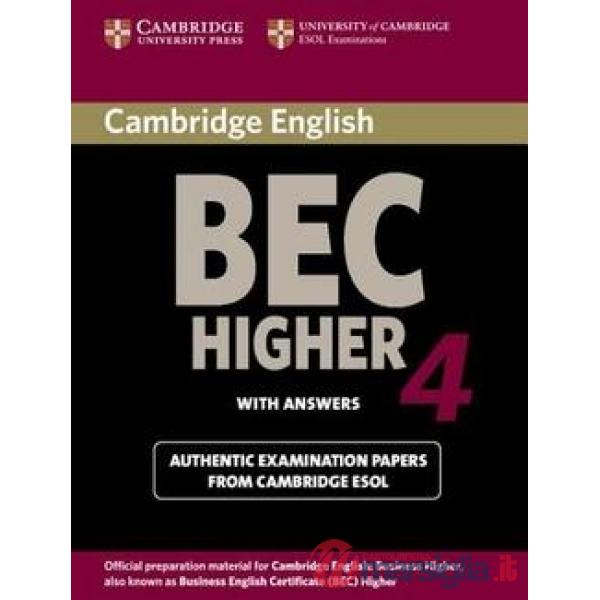 ESOL CAMBRIDGE BEC 4 HIGHER BK