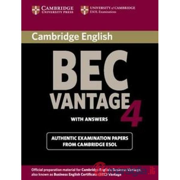 ESOL CAMBRIDGE BEC 4 VANTAGE BK