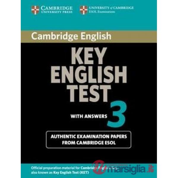 UCLES CAMBRIDGE KEY TEST 3 STD W/A