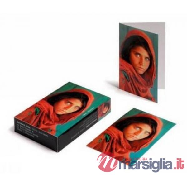 Afghan girl. Cards
