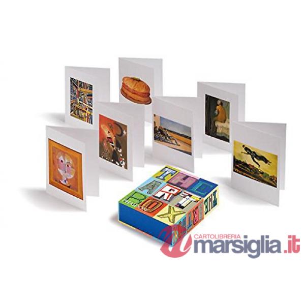 Art box greeting. Cards blu (The)