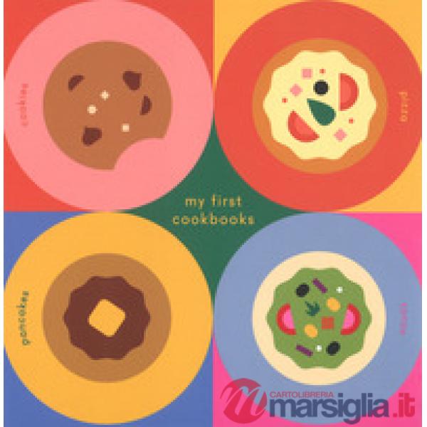 My first cookbooks. No food required! Cook in a book: Pancakes-Tacos-Pizza-Cooki