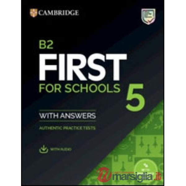 B2 FIRST FOR SCHOOL 5 SB W/A + AUDIO + RESOURCE BANK