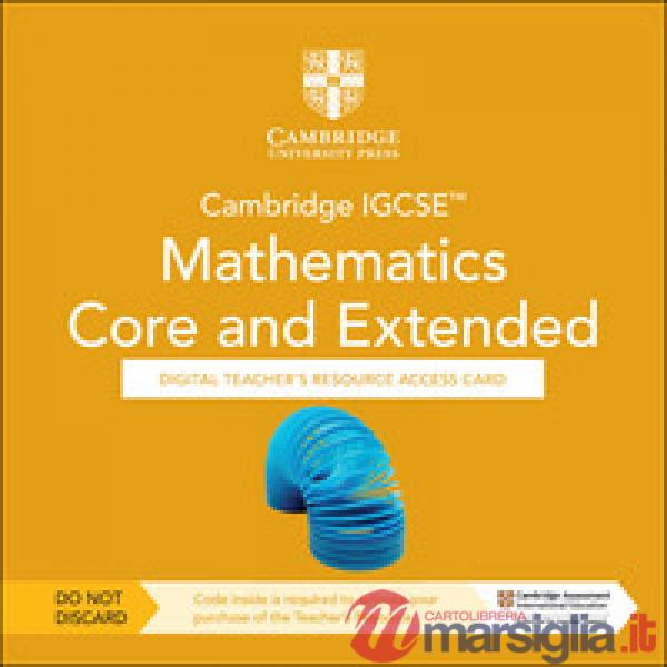 CAMBRIDGE IGCSE MATHEMATICS 3ED CORE&EXT TCH ACC CARD