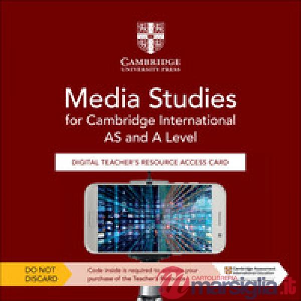 CAMBRIDGE AS&A MEDIA STUDIES TCH ACCESS CARD
