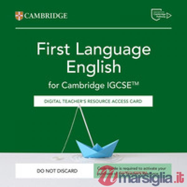 CAMBRIDGE IGCSE FIRST LANGUAGE ENGLISH SIXTH EDITION