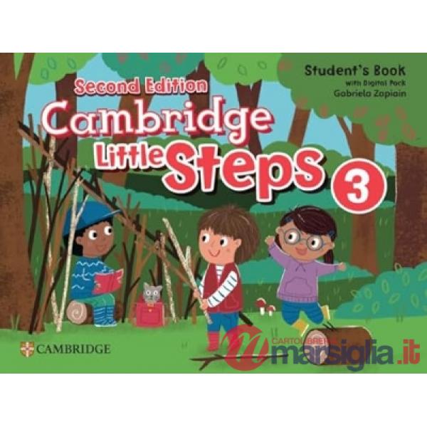 CAMBRIDGE LITTLE STEPS 2ED SB + DIG PACK 3