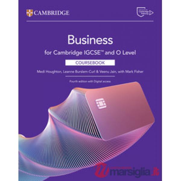 CAMBRIDGE IGCSE AND O LEVEL BUSINESS 4ED. COURSEBOOK + DIGITALE