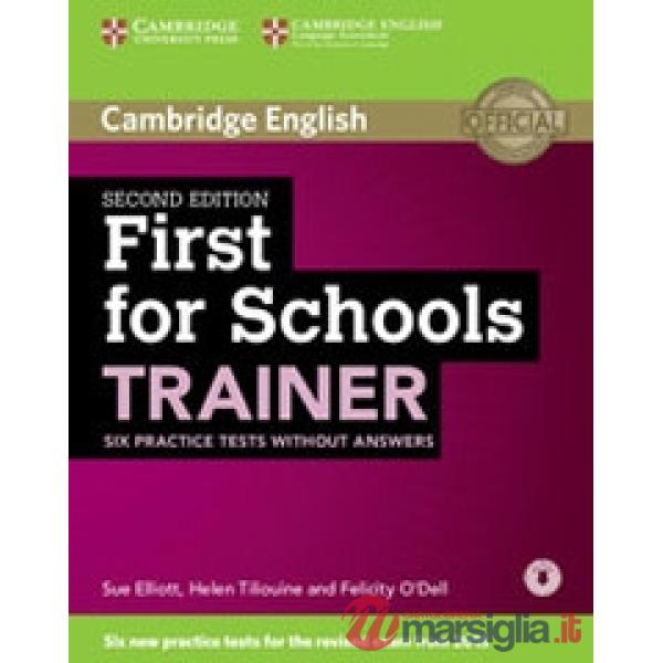CAMBRIDGE FIRST FOR SCHOOLS TRAINER 2ED WO/A + MP3