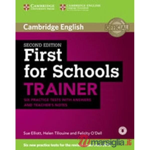 CAMBRIDGE FIRST FOR SCHOOLS TRAINER 2ED W/A + MP3