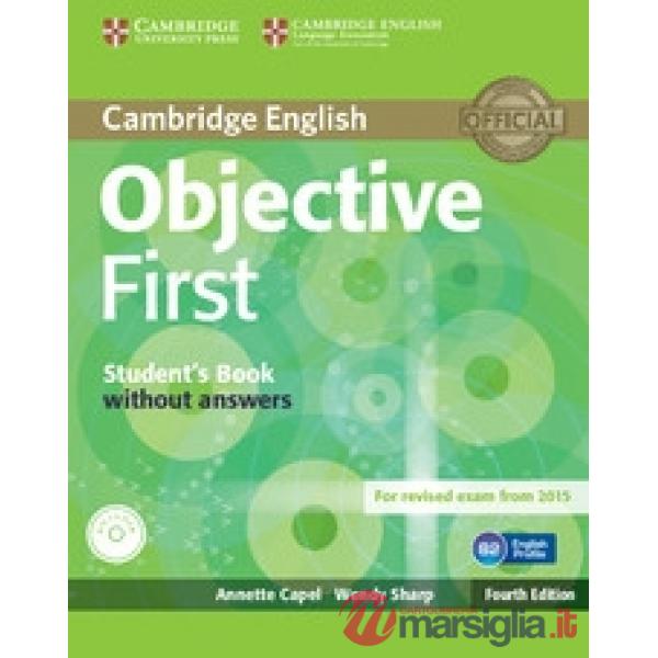 OBJECTIVE FIRST 4ED SB WO/A + CDROM