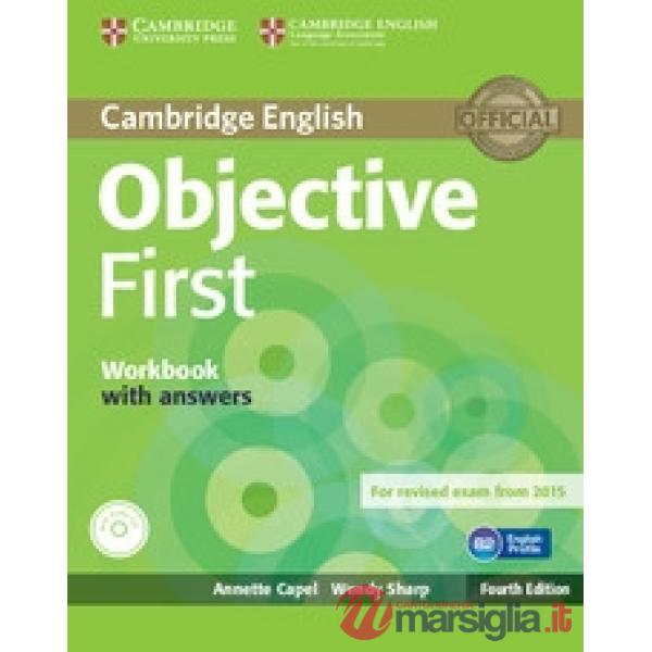 OBJECTIVE FIRST 4ED WB W/A + CDAUDIO