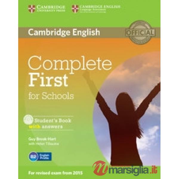 COMPLETE FIRST FOR SCHOOL SB W/A + CDROM