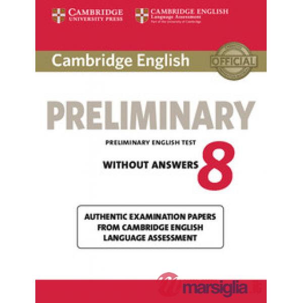 CAMBRIDGE PRELIMINARY 8 SB WO/A