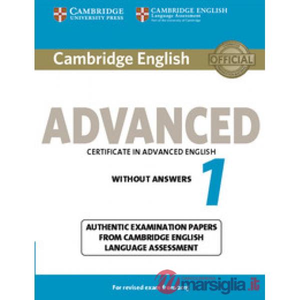 CAMBRIDGE ADV 1 UPDATED EXAM SB WO/A