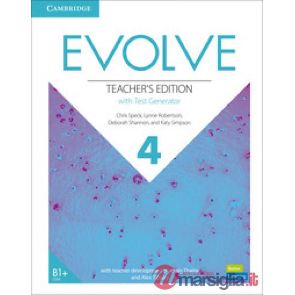 EVOLVE LEVEL 4 TEACHER'S EDITION WITH TEST GENERATOR