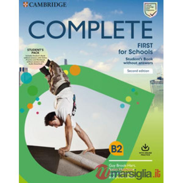 COMPLETE FIRST FOR SCHOOLS 2ED PACK WITHOUT ANSWERS STUDENT'S BOOK + W