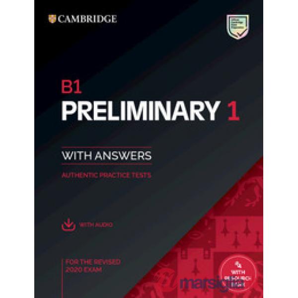 B1 PRELIMINARY 1 SB PACK W/A + AUDIO ED20
