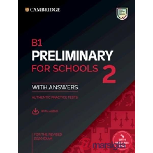 B1 PRELIMINARY FOR SCHOOL 2 SB W/A + AUDIO + RESOURCE BANK