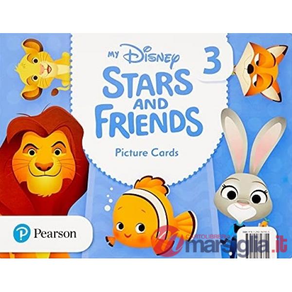 MY DISNEY STARS AND FRIENDS 3 FLASHCARDS