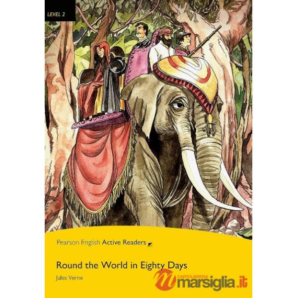 ROUND THE WORLD IN EIGHTY DAYS BOOK WITH EBOOK AND AUD