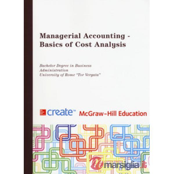 Managerial accounting. Basics of cost analysis
