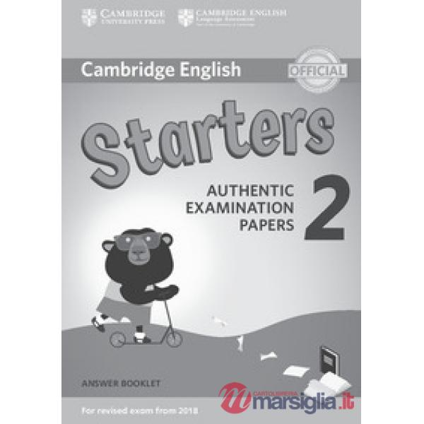 CAMB YOUNG LEARN 2 STARTERS TEST REV ED ANSWER BOO
