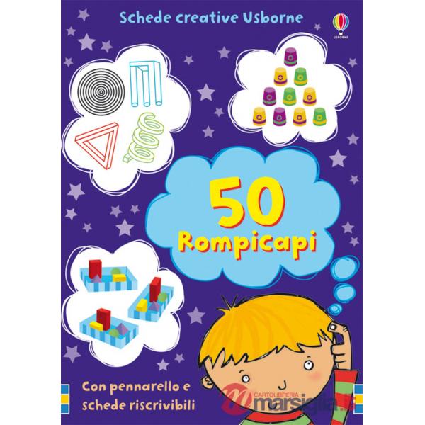 Cinquanta rompicapi. Ediz. illustrata. Con pennarello