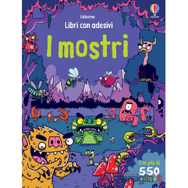 Mostri. Libri con adesivi. Ediz. illustrata (I)