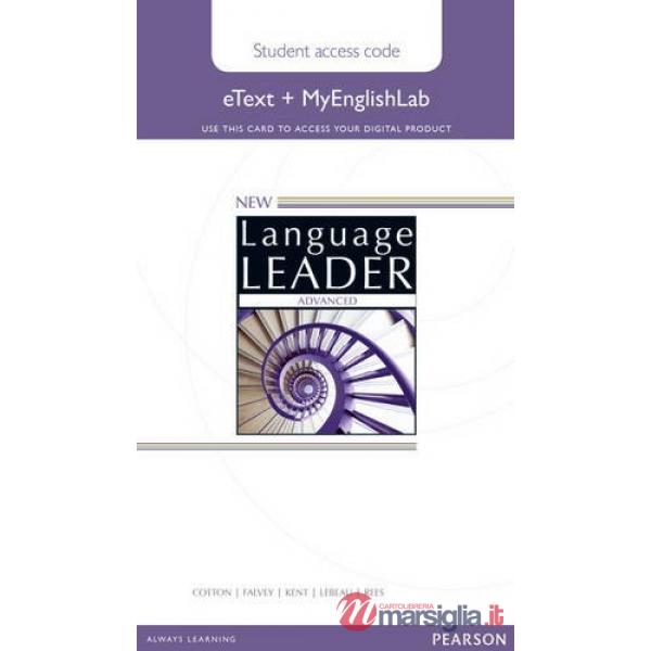 NEW LANGUAGE LEADER ADV ETEXT CB W/MYLAB