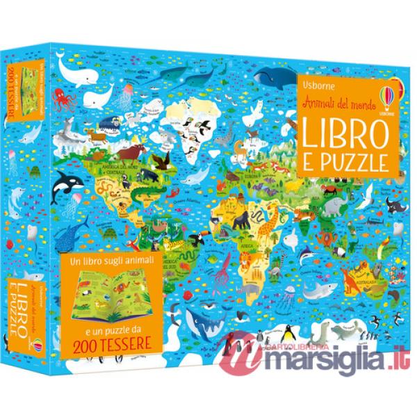 Animali del mondo. Ediz. a colori. Con puzzle